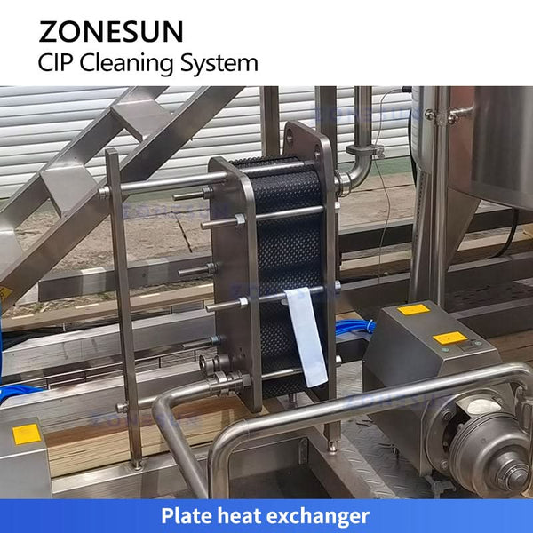 ZONESUN ZS-CIP500 Automatic CIP Cleaning System Rinse  Alkali Acid Final Rinse for Dairy Beverage