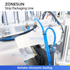 ZONESUN ZS-AFCL13 Automatic Monodose Ampoule Strip Filling Sealing Labeling Machine for Serum Eye Drops
