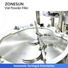 ZONESUN ZS-FAL12YF Automatic 4-Head Vial Powder Filling 12-Head Capping Packaging Line