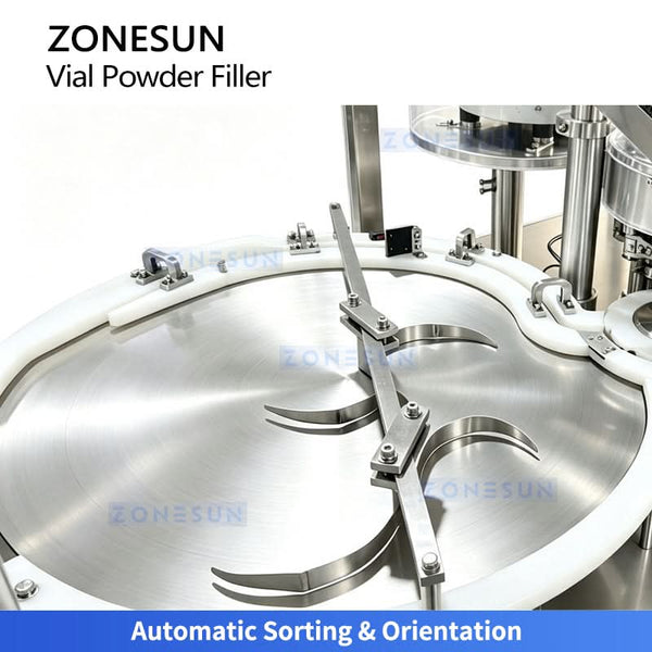 ZONESUN ZS-FAL12YF Automatic 4-Head Vial Powder Filling 12-Head Capping Packaging Line