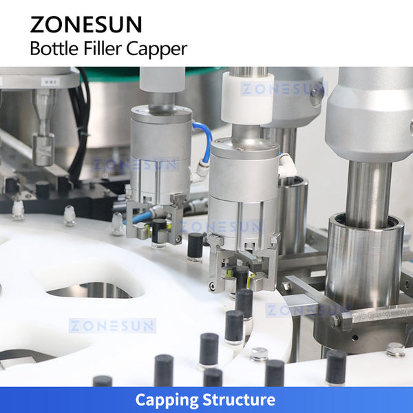 ZONESUN ZS-AFC70 Automatic Dual-Station Roll-on Bottle Filling and Capping Machine