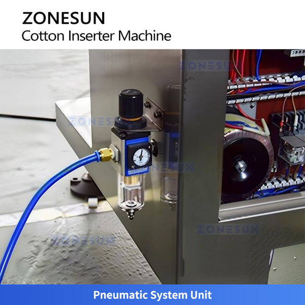 ZONESUN ZS-SED10 Automatic Cotton Inserter Machine Bottle Cottoning Equipment for Bottling Lines