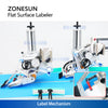 ZONESUN ZS-TB160P2 Automatic Dual-Head Flat Surface Labeling Machine Double Label Applicator for Carton Bag