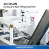 ZONESUN ZS-LSM15 Nut and Bolt Hardware Accessories Packing Machine Screw Granule Filling Machine