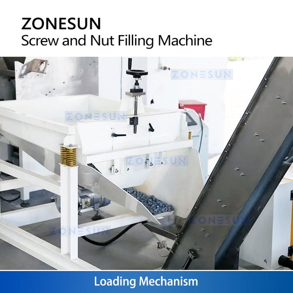 ZONESUN ZS-LSM15 Nut and Bolt Hardware Accessories Packing Machine Screw Granule Filling Machine