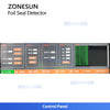 ZONESUN ZS-FKC15 Aluminum Foil Seal Inspection Machine Non-Destructive Seal Inspection Foil Seal Detector