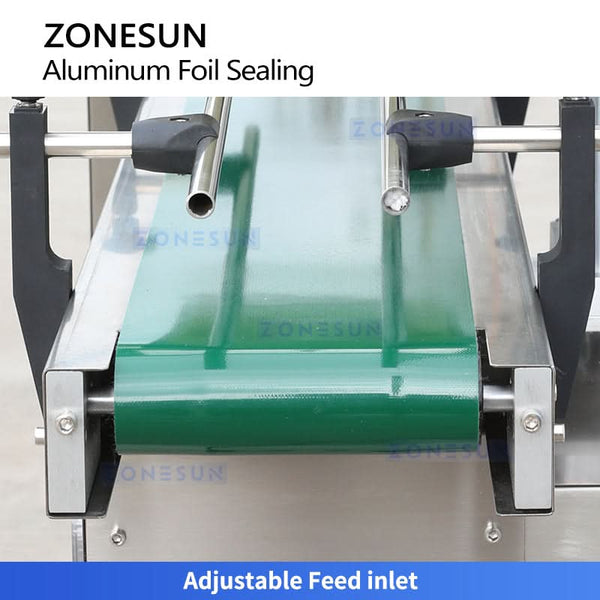 ZONESUN ZS-FK1300 Automatic Induction Foil Sealing Machine 10–70mm Bottles