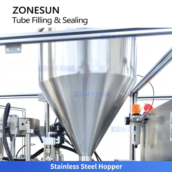 Stainless steel hopper