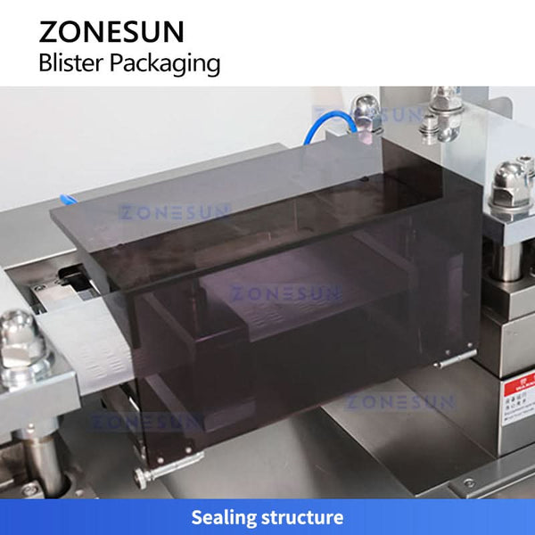 ZONESUN ZS-DPP180P Automatic PVC Blister Packaging Machine 4800/H PVC/Aluminum Alu-Alu