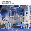 ZONESUN ZS-AFS320 Premade Pouch Powder Filling and Sealing Machine Auger Filler Vacuum Dust Collector