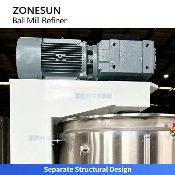 ZONESUN ZS-BM150 Commercial Chocolate Ball Mill Refiner Fine Grinder for Cocoa Nut Paste