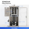 ZONESUN ZS-GTSM1 Servo Paste Filling Machine for Honey & Ketchup