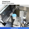 ZONESUN ZS-512F Real-Time Bottom Print and Apply Labeling Machine RFID Labeling Machine