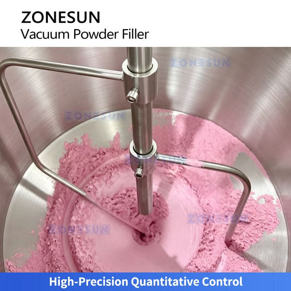 ZONESUN ZS-FM30L Automatic Dust-Free Vacuum Powder Filling Machine for Ultra-Fine Non-Free Flowing Powder
