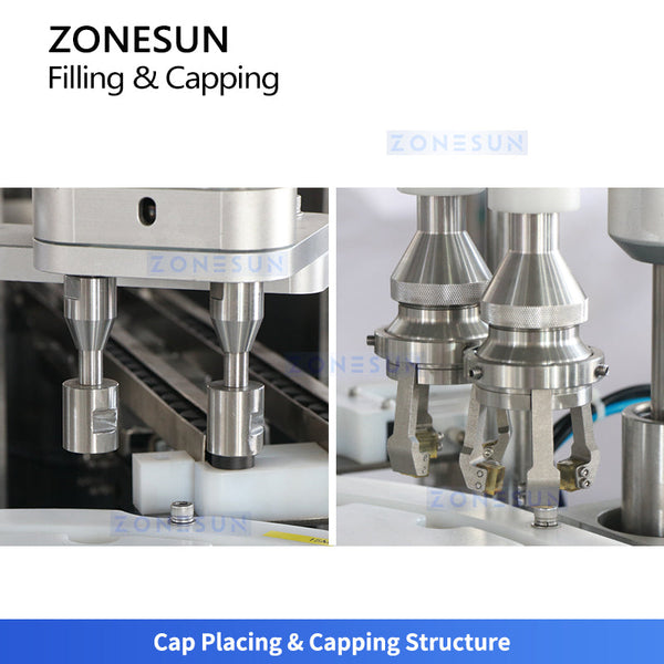 ZONESUN ZS-AFC50 Automatic Essential Oil Monoblock Liquid Filling and Capping Machine