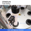 ZONESUN ZS-FS005U Semi-Automatic Ultrasonic Tube Sealing Machine Plastic Tube Sealer