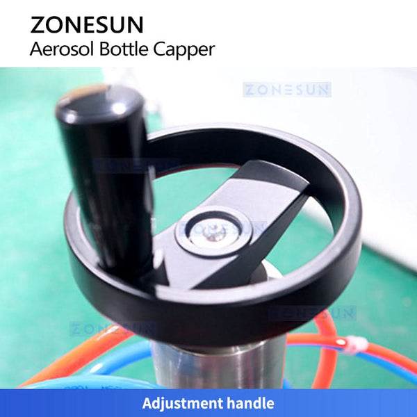 ZONESUN ZS-YG25P Pneumatic Aerosol Spray Can Crimping Machine Pneumatic Capping Tool