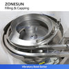 ZONESUN ZS-AFC17R Automatic Magnetic Pump Roll-on Deodorant Filling Capping Machine 2 Heads