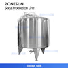 ZONESUN ZS-CDB2 Integrated Carbonated Beverage Production Line Soda Sparkling Wine Filling Machine CO2 Mixer Air-Cooled Chiller