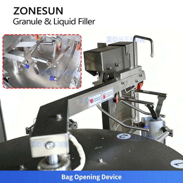 ZONESUN ZS-ZY300 Multi-functional Rotary Pouch Premade Pouch Packing Machine for Granules Liquids
