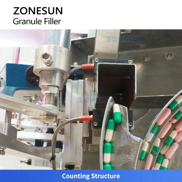 ZONESUN ZS-FSCS01 Automatic VFFS Vitamin Granule Counting Filling Sachet Packaging Machine