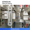 ZONESUN ZS-SPFC2 Automatic Spout Pouch Filling Sealing Machine Form-Fill-Seal Packaging Line
