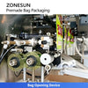 ZONESUN ZS-GW260D Automatic 10 Head Weigher Premade Pouch Packing Machine for Snack Pet Food