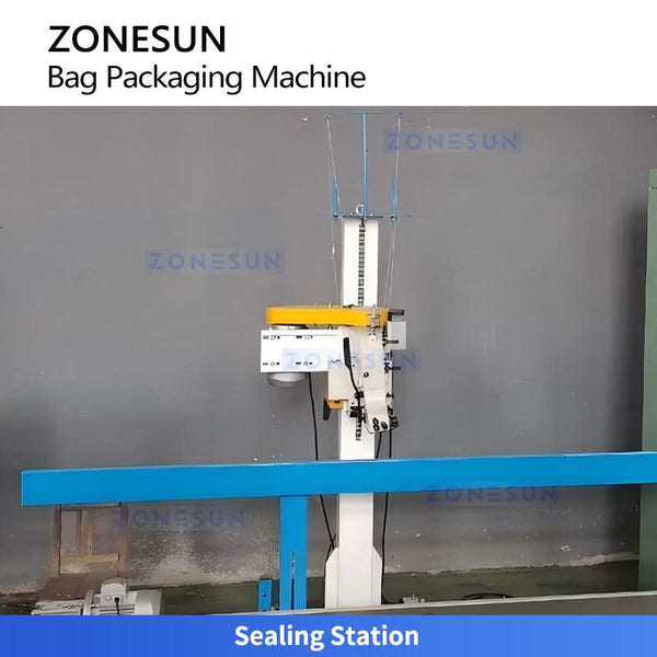 ZONESUN ZS-DCS50 Heavy-Duty 25-50kg Granule Powder Filling Line Industrial Automated Bagging Solutions