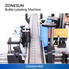 ZONESUN ZS-TB260R Automatic Round Bottle Labeling Machine Single Double Side Labeler Sticker Label Applicator