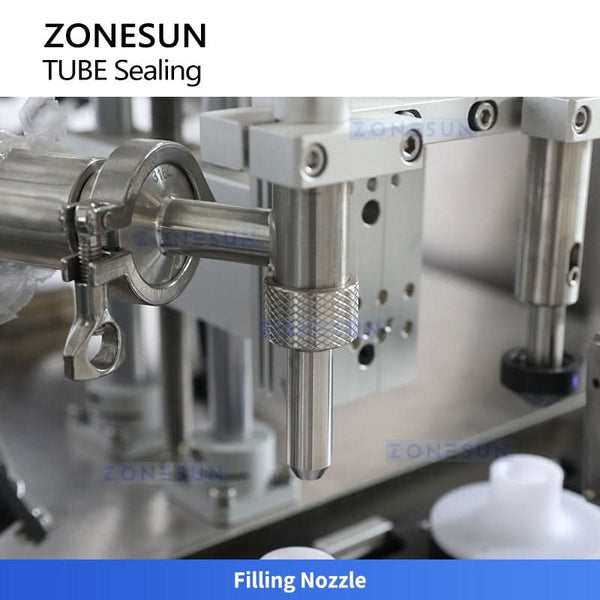 Zonesun ZS-TFS6 Linear Ultrasonic Soft Tube Filling and Sealing Machine