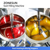 Zonesun ZS-LG2C High Precision 2 Heads Dual-Color Spiral Cosmetic Filling Machine