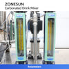 ZONESUN ZS-CF Automatic Carbonated Soft Drink Mixing Machine CO2 Carbonation System for Sparkling Juice