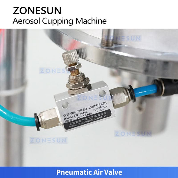 ZONESUN ZS-BG25Q Manual Aerosol Can Cap Remover Decapping Machine