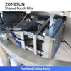 ZONESUN ZS-PL240YX Custom Pouch Filling and Sealing Machine Film Forming Packaging Machine