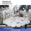ZONESUN ZS-FAL180G3 3-in-1 Essential Oil Filling Capping Labeling Production Line