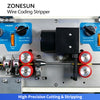 ZONESUN ZS-EW30 Automatic Wire Cutting Stripping and Marking Machine for Multi-Core Cable