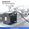 ZONESUN ZS-FP220E Automatic Servo Gear Pump Paste Filling and Sealing Machine for VFFS Sachet Packing