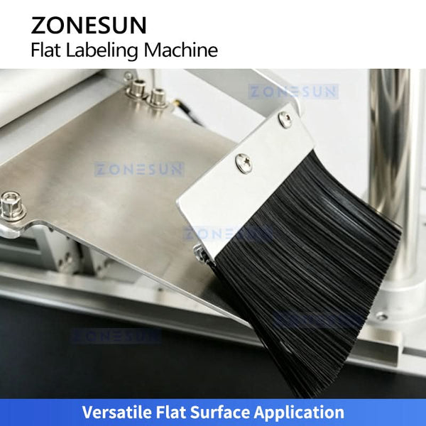 ZONESUN ZS-TB120M Electric Height Adjustable Flat Surface Labeling Machine for Box Pouch Cardboard