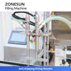 ZONESUN ZS-DTGT800U2 Automatic Rotor Lobe Pump Paste Filling Machine