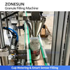 ZONESUN ZS-KIS900 Automatic Volumetric Cup Granule Filling Machine for Sugar Coffee Beans Seeds