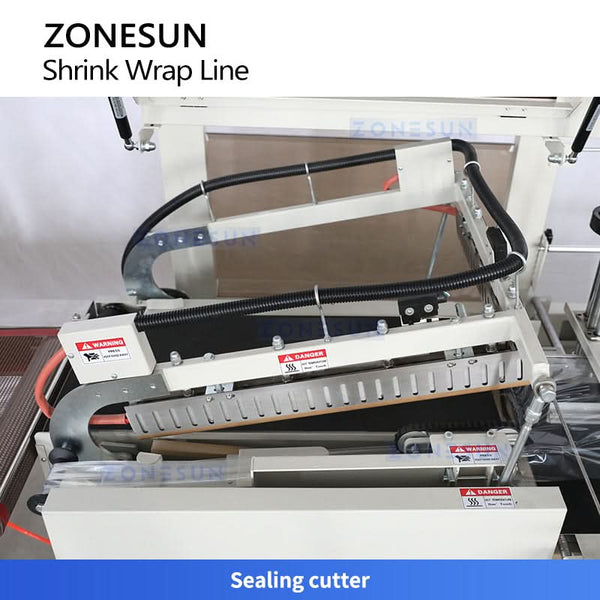 ZONESUN ZS-SPL9 Automatic Feeding Multi-Pack Shrink Wrapping Machine Production Line Boxes and Books