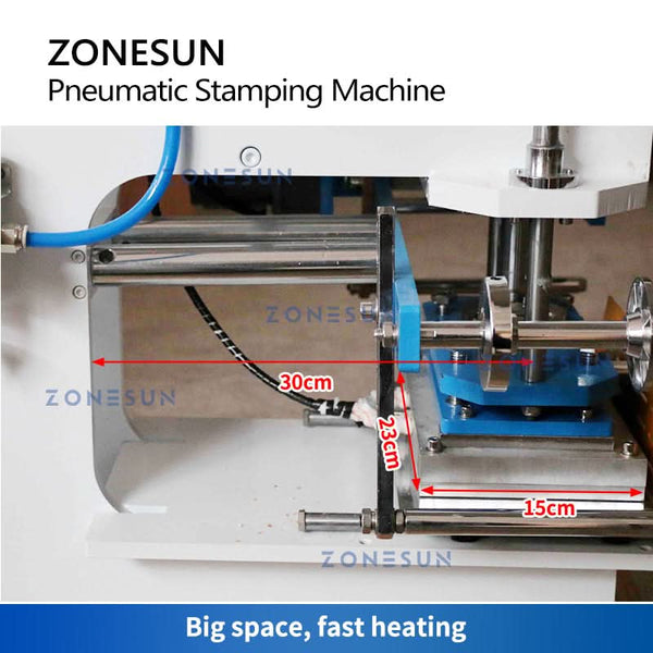 ZONESUN ZS-819C4 Leather Paper Pneumatic Stamping Machine