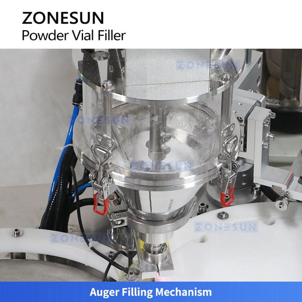 ZONESUN ZS-AFC20F Vial Powder Filling and Capping Machine for Pharmaceutical Packaging