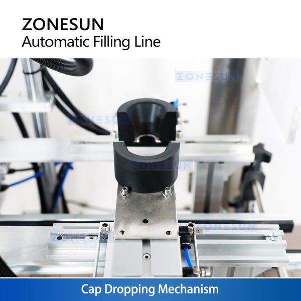 ZONESUN ZS-FAL180V16 Automatic Spray Bottle Filling Capping Machine Line | Industrial Filler