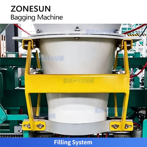 ZONESUN Z5-AG300 Automatic Open Mouth Bagging Machine 5-50kg Bag Placer Sewing Sealing for Feed Pellets Granule