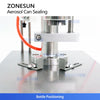 Zonesun ZS-YG25P Pneumatic Aerosol Spray Can Crimping Machine Pneumatic Capping Tool