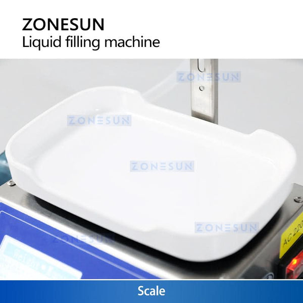 ZONESUN ZS-M100 Semi Automatic Peristaltic Pump Weighing Filling Machine for Liquids