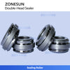 Zonesun ZS-AFK100 Automatic Double Head Can Seamer Seaming Machine for Tin Aluminum Cans Non-rotary