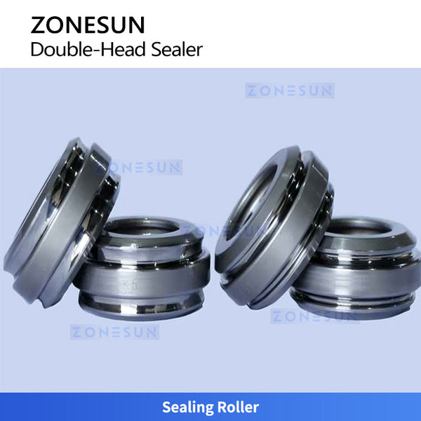Zonesun ZS-AFK100 Automatic Double Head Can Seamer Seaming Machine for Tin Aluminum Cans Non-rotary