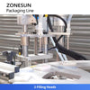 ZONESUN ZS-AFCL8 Automatic Roll-on Bottle Filling Capping Cartoning Solution